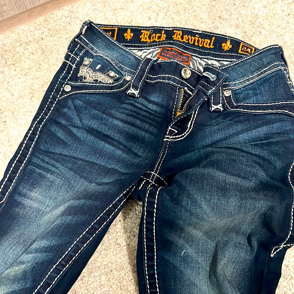 Rock Revival Jeans- USED. Sz-24
